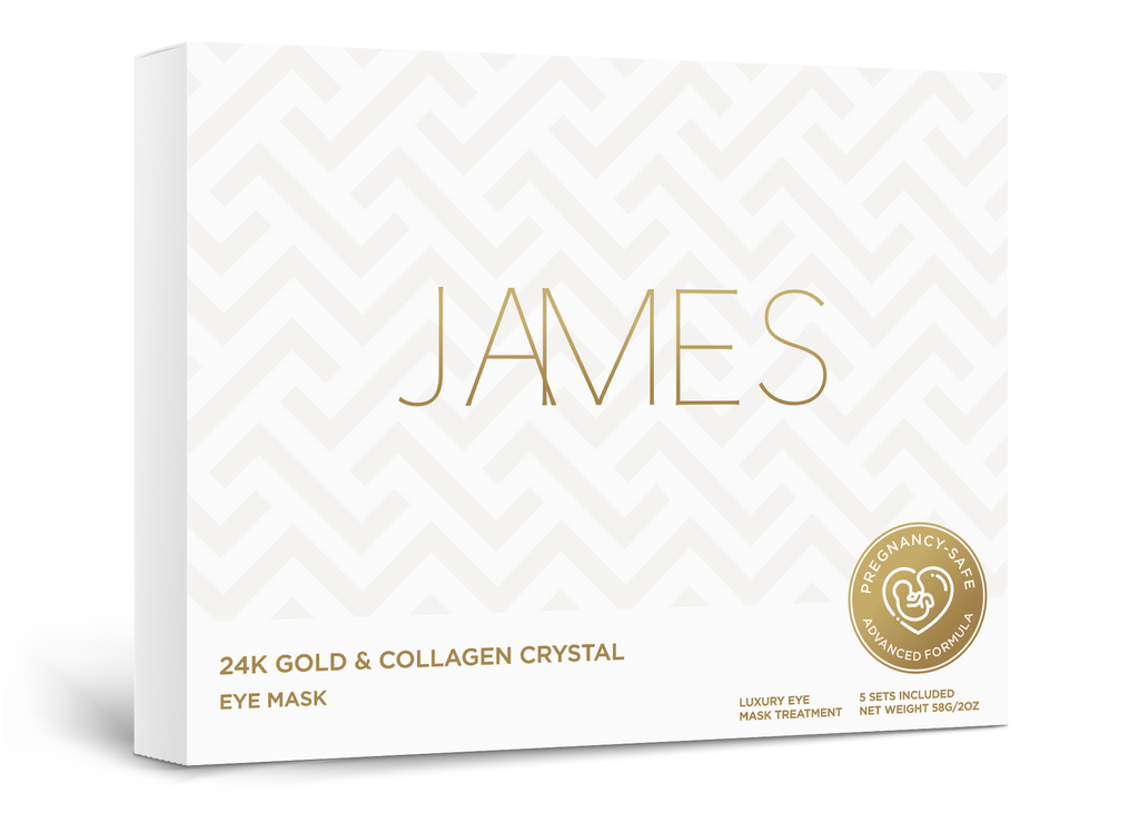 24k Gold & Collagen Crystal Eye Mask Pregnancy-safe