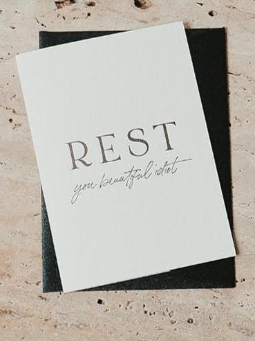 "Rest" Greeting Card