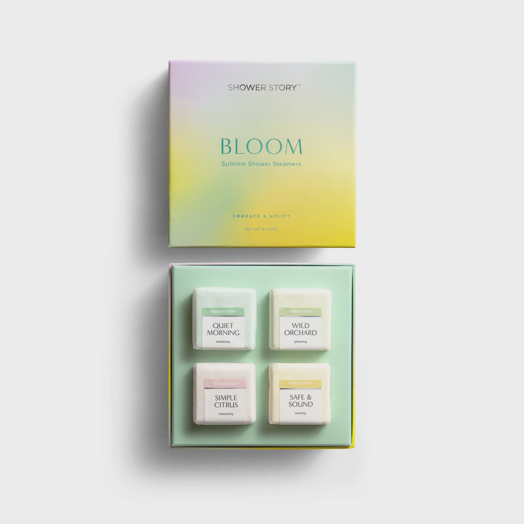 Shower Story - BLOOM Lite: Embrace + Uplift – Essential Oil Infused Shower Steamers