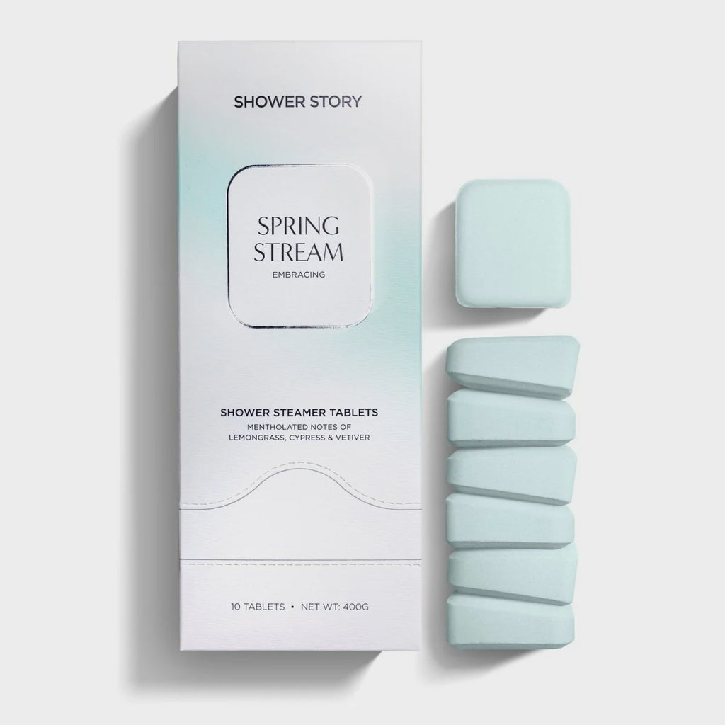 Shower Story - SPRING STREAM – Embracing Lemongrass Shower Steamer Set 10pk