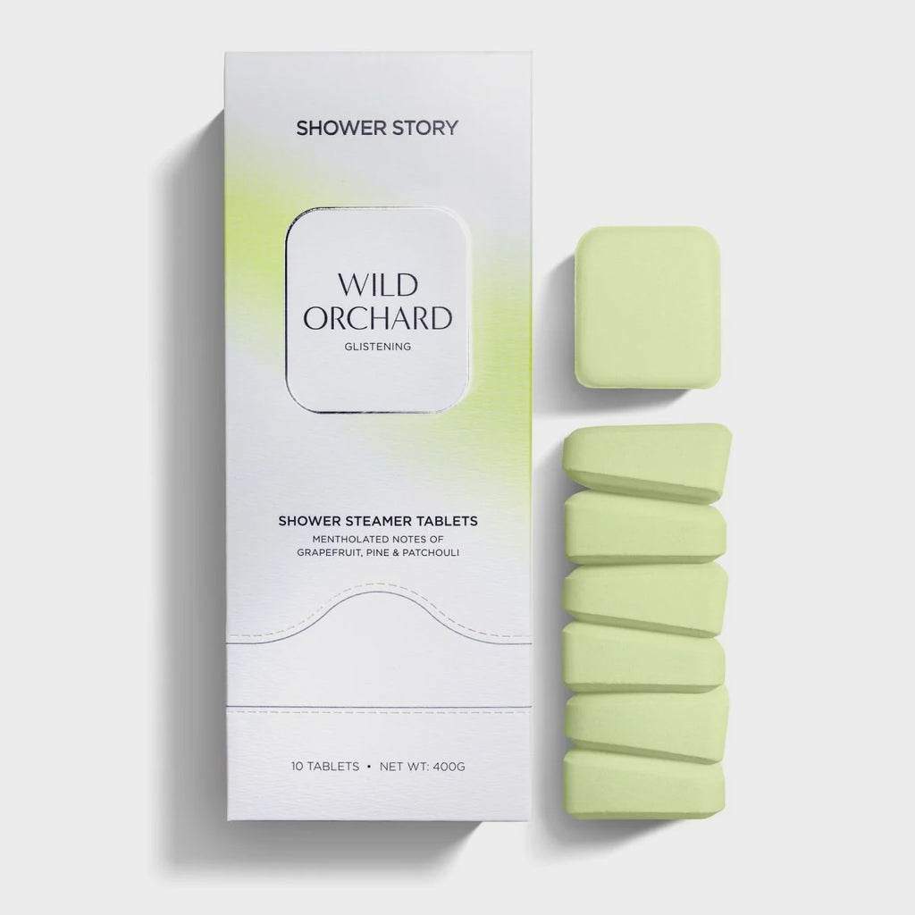 Shower Story - WILD ORCHARD – Glistening Grapefruit Shower Steamer Set 10pk
